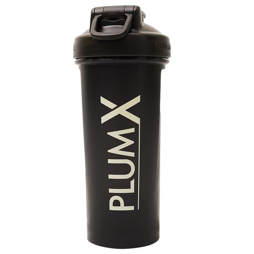 PLUMX（プラムス）プロテイン シェイカー キャリーループ付き シェーカーボトル 800ML ブラック