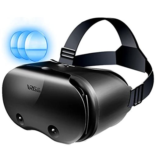 【2023年革新デザイン】 VRヘッドセット VRマウントディスプレイ VRゴーグル VR ゴーグルスマホ用 VRメガネ 3Dメガネ 3D動画 VR動画 PMMA