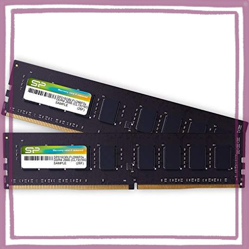 シリコンパワー デスクトップPC用 メモリ DDR4 3200 PC4-25600 16GB X 2枚 (32GB) 288PIN 1.2V CL22 SP032GBLFU320F22