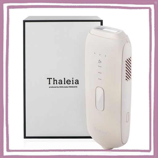 THALEIA PRODUCED BY DMM.MAKE 光美容器 タレイア IPL光照射/サファイア冷却機能/VIO対応/レディース・メンズ アイボリー TLA-HR01IV
