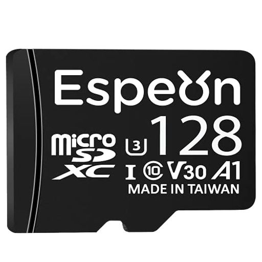 ESPEON 128GB MICROSDXCカード UHS-I U3 A1 V30 4K ULTRA HD CLASS10 - 最大読出速度95MB/S、SDアダプター付 - ESPMSD128