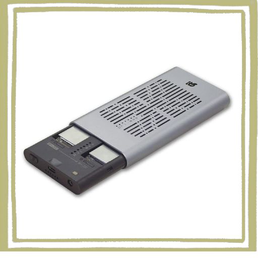 M.2 SSDをまるごとコピー！ クローン機能搭載・USB3.2 GEN2X2(20GBPS)対応SSDケース RS-ECM2-U32C