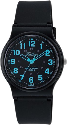 [シチズン Q & Q] 腕時計 アナログ 防水 ウレタンベルト VP46-859 メンズ ブラック ブルー
