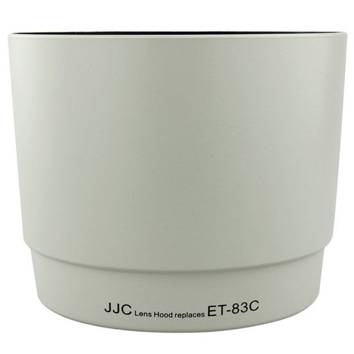JJC レンズフード 白 CANON ET-83C 互換 EF 100-400MM F4.5-5.6L IS USM レンズ 用 可逆式