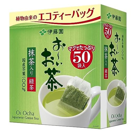 伊藤園 おーいお茶 緑茶 (抹茶入り) 1.8G×50袋 エコティーバッグ