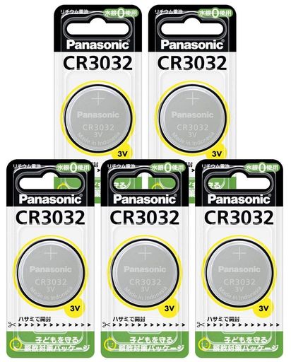 パナソニック リチウムコイン電池 5個 CR3032-5P