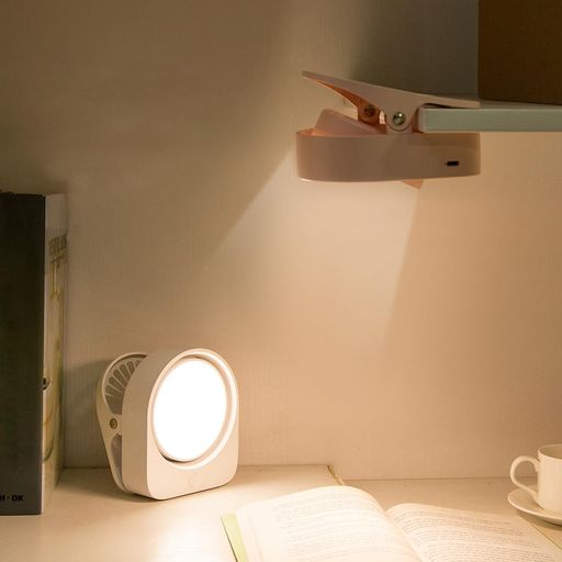 KKYOYRE クリップライト 小型ライト コードレス電気スタンド LEDライト 充電式 目に優しい 無段階調光 3つの光色(暖色/昼白色/白色)電池