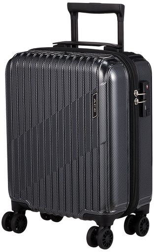 [エース] スーツケース キャリーケース キャリーバッグ コインロッカーサイズ 機内持ち込み Sサイズ 1泊2日 20L 双輪キャスター 2.3KG ク