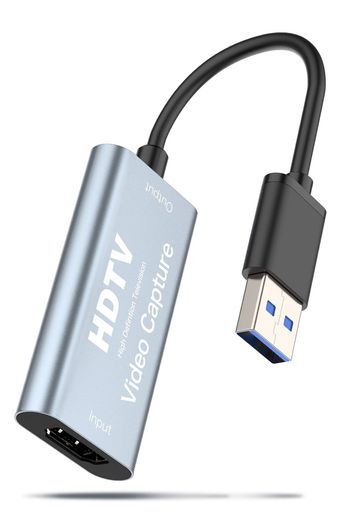 【2023新登場 L キャプチャーボード】 USB3.0 & HDMI 変換アダプタ HD画質録画 HD1080P/4Kパススルー機能 HDMI ビデオキャプチャー ゲー