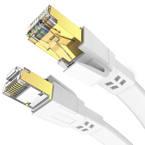 LANケーブル 3M CAT 8標準 - SOOHUT 有線ケーブル ランケーブル 3メートル 白 インターネット 高速 らんけーぶる (ホワイト)