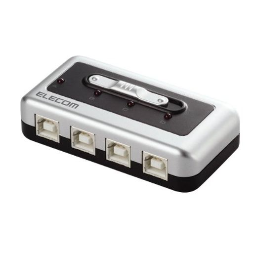 エレコム USB切替器 手動 2.0対応 4台 U2SW-T4