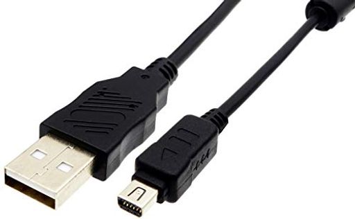 OLYMPUS (オリンパス) USBケーブル デジタルカメラ用 CB-USB8 互換 ミニ12ピン平型 パソコン接続用 オーディオファン 1本