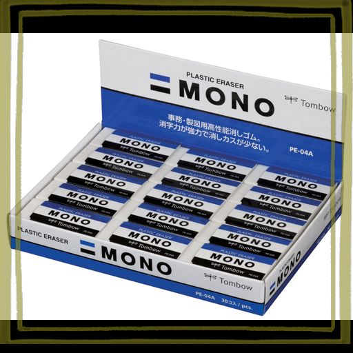 トンボ(TOMBOW) 鉛筆 消しゴム MONO モノPE04 30個 PE-04A-30P