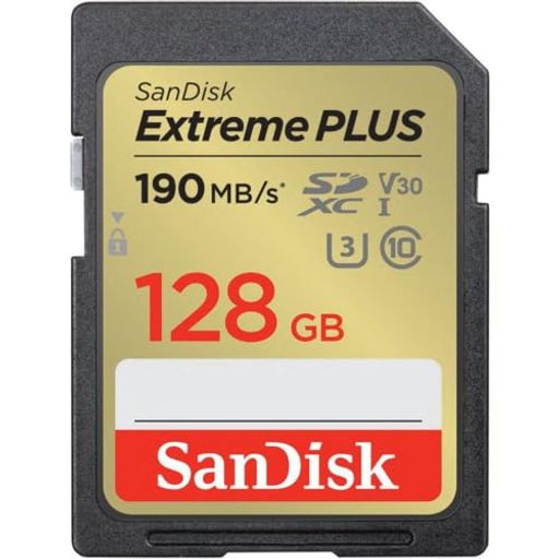 ◆サンディスク エクストリーム プラス SDXC UHS-Iカード 128GB