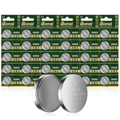 BONAI CR2032 H ボタン電池 30個 CR2032 3V 240MAH リチウム電池 (DL2032 KCR2032 BR2032 ECR2032)