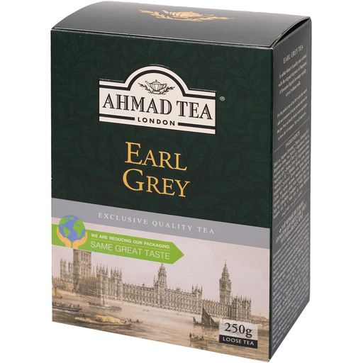 AHMAD TEA (アーマッドティー) アールグレイ リーフ ティー (茶葉) 紙箱入り 紅茶 250G [日常使い 大容量 業務用 ]