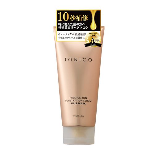 IONICO(イオニコ) 浸透美容液ヘアマスク 傷んだ髪 も しっとり 補修 ツヤ のある髪質へ ピンク 180 グラム