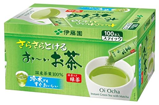 伊藤園 おーいお茶 抹茶入りさらさら緑茶 スティックタイプ 0.8G×100本