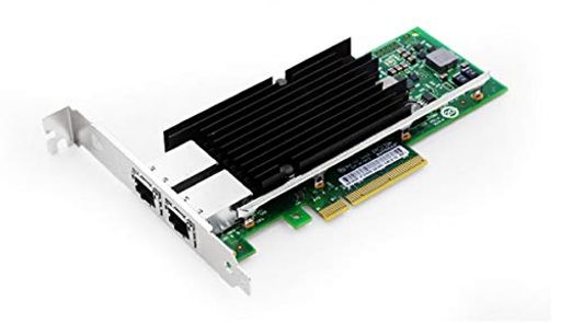 10GBEイーサネットサーバー LANカード X540T2 デュアルRJ-45 ポート PCIE X 8 コンバージドネットワークアダプター インテルX540-BT2チッ