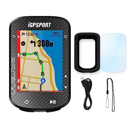 IGPSPORT BSC300 サイクルコンピュータ GPS 自転車 サイコン ワイヤレス、2.4 インチ ANT+ & BLUETOOTH サイクリング スピードメーターと