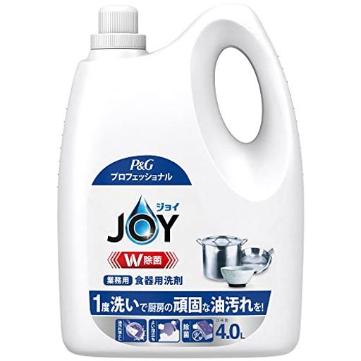 【大容量】 ジョイ W除菌 食器用洗剤 業務用 詰め替え 4L P & Gプロフェッショナル