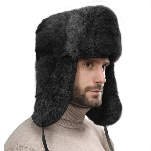 [FAKEFACE] 飛行帽 もこもこ ロシア帽 メンズ レディース フライトキャップ 秋冬 防風 防寒 耳あて付き 帽子 暖かい フェイクファー素材