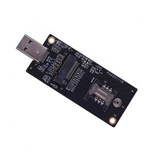 CYアダプター NGFF M.2 KEY-B WWAN - USB 3.0アダプターライザーカード SIMスロット付き 3G/4G/5G LTEワイヤレスモジュールモデムカード