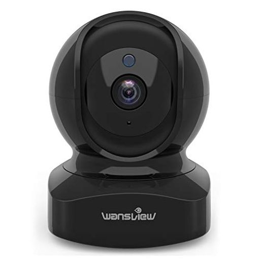 WANSVIEW ネットワークカメラ 1080P 200万画素 ベイビーモニター 2.4GHZWIFI接続 IPカメラ ワイヤレス屋内防犯カメラ ペットカメラ ベビ