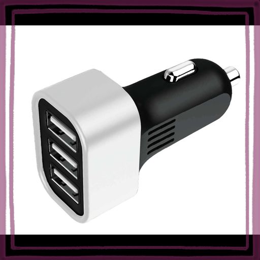 ミラリード USBカーチャージャー USBソケット(3ポート) BK 汎用 PJ-1718