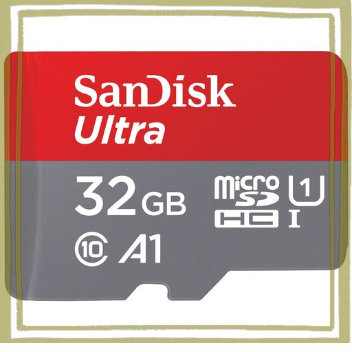 SANDISK (サンディスク) 32GB ULTRA MICROSDHC UHS-I メモリーカード アダプター付き - 120MB/S C10 U1 フルHD A1 MICRO SD カード - SDS