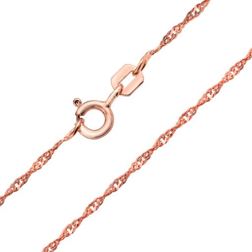[BLING JEWELRY] 薄いシンガポールのリンク鎖1.5 MM 020のゲージは女性のネックレスのためにイタリアの18インチで作られるめっきされる.9