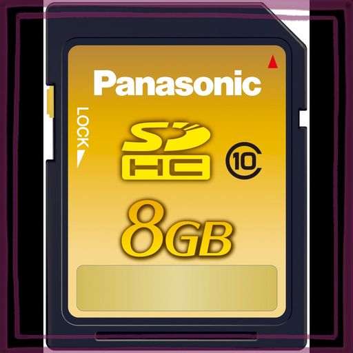 パナソニック 8GB SDHCメモリーカード CLASS10 RP-SDWA08GJK