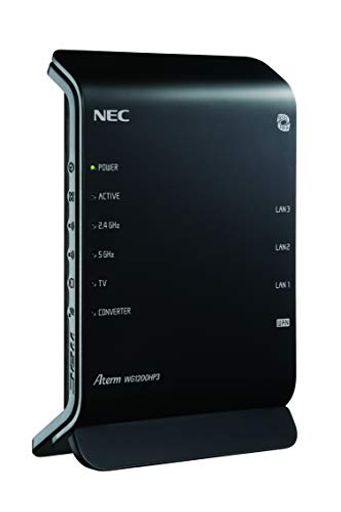 NEC 無線LAN WIFI ルーター WI-FI5 (11AC) / WG1200HP3 ATERMシリーズ 2ストリーム (5GHZ帯 / 2.4GHZ帯) ？ ？？PA-WG1200HP3【 IPHONE 1
