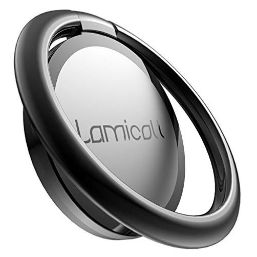 スマホリング 4？ 薄い 180度 360度回転式 ：LOMICALL 携帯電話 リングホルダー, 片手持ち 携帯リング 指輪型 薄 ホールドリングスタンド