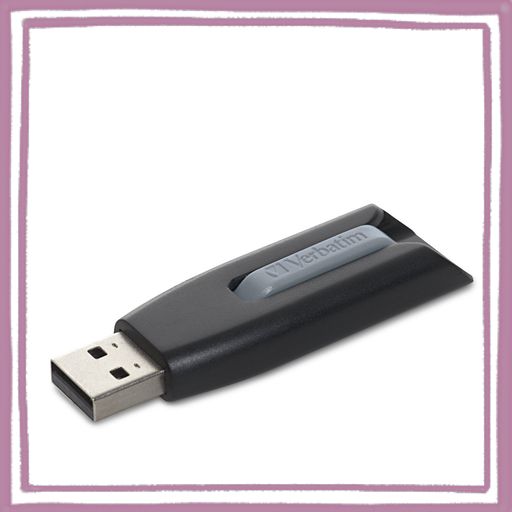 VERBATIM バーベイタム USBメモリ 8GB ノック式 スライドタイプ USB3.0対応 USBV8GVZ2