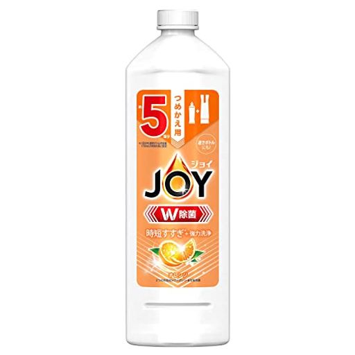 ジョイ W除菌 食器用洗剤 オレンジ 詰め替え 670ML