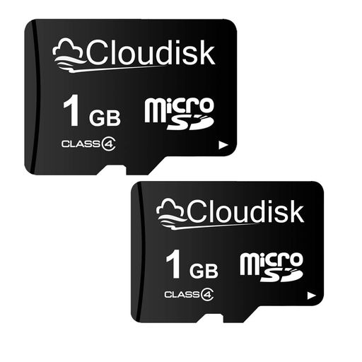 CLOUDISK 2パック マイクロSDカード MICROSDカード メモリーカード (1GB)