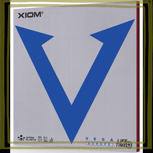 エクシオン(XIOM) 卓球 ラバー 裏ソフト ヴェガ ヨーロッパ ブラック 1.8 10431