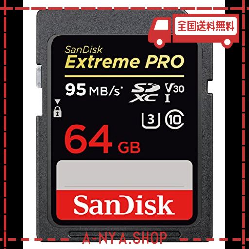 【64gb】 sandisk サンディスク extreme pro sdxc uhs-i u3 v30対応 海外リテール [並行輸入品]