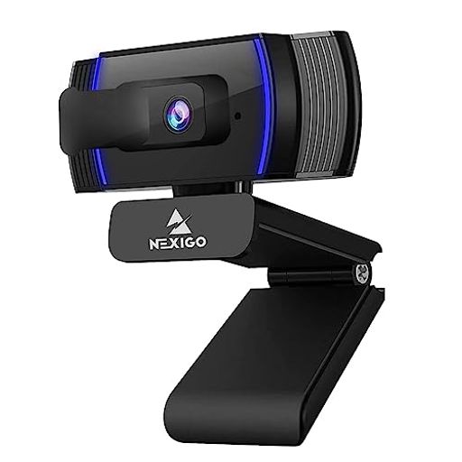 NEXIGO WEBカメラ N930AF 1080P ウェブカメラ マイク内蔵 USBカメラ プライバシーカバー付き オートフォーカス PCカメラ オンラインクラ
