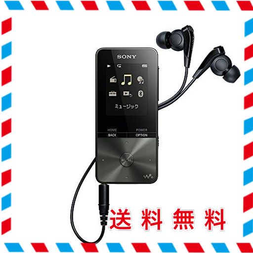 ソニー ウォークマン Sシリーズ 16GB NW-S315: MP3プレーヤー BLUETOOTH対応 最大52時間連続再生 イヤホン付属 2017年モデル ブラック N
