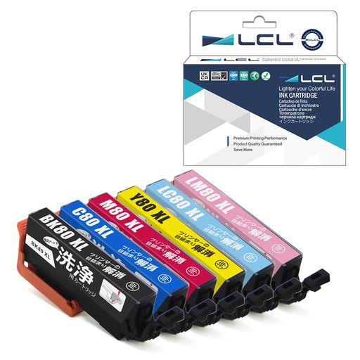 LCL プリンター 洗浄液 EPSONに適合する IC6CL80L ICBK80L ICC80L ICM80L ICY80L ICLC80L ICLM80L