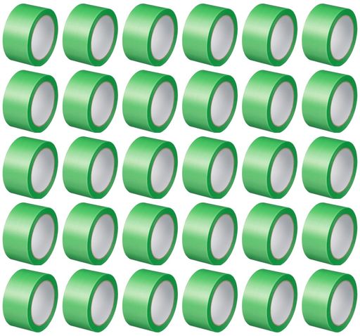 【箱売り】APMジャパン 貼ってはがせるプロ養生用テープ 建築･塗装 緑 50MM×25M 30個セット