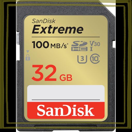 SANDISK (サンディスク) 32GB EXTREME (エクストリーム) SDHC UHS-I メモリーカード - C10/U3/V30/4K/UHD SDカード - SDSDXVT-032G-GNCI