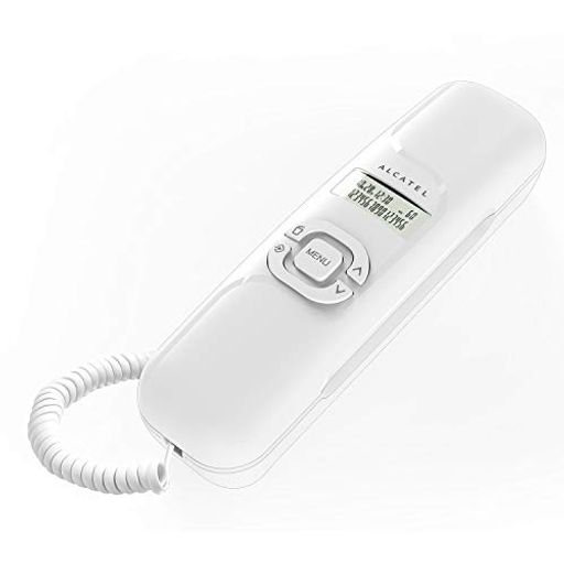 alcatel (アルカテル) t16 電話機 ナンバーディスプレイ おしゃれ シンプル 固定電話機 シンプルフォン コンパクト 小型 壁掛け 受付用