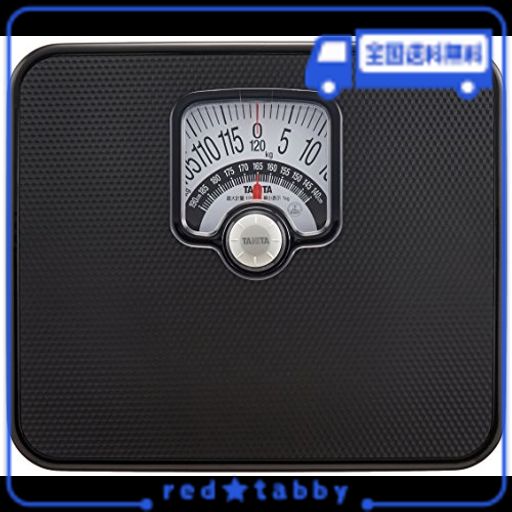 タニタ 体重計 アナログ 肥満度判定付き 電池不要 ブラック HA-552-BK