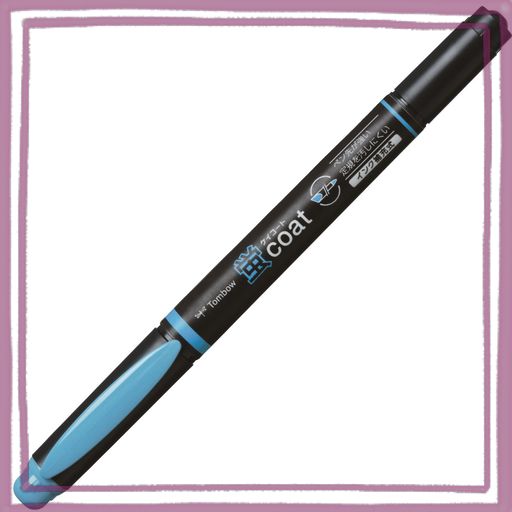 トンボ鉛筆 蛍光ペン 蛍コート 空色 10本 WA-TC96-10P