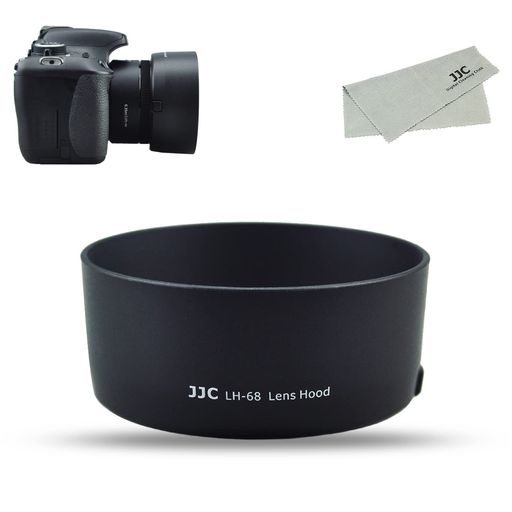 JJC 可逆式 レンズフード CANON EF 50MM F1.8 STM レンズ用 ES-68 互換 EOS 6D MARK II / 5D MARK IV III II / 5DS / 5DS R カメラ に対