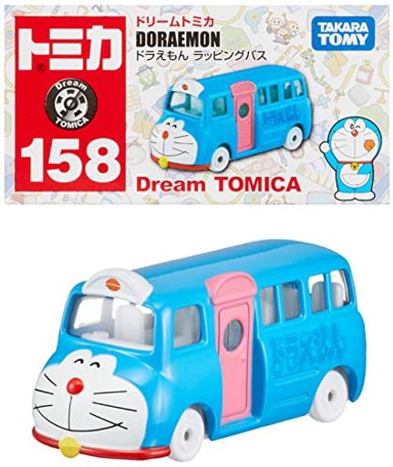タカラトミー トミカ ドリームトミカ NO.158 ドラえもん ラッピングバス ミニカー おもちゃ 3歳以上