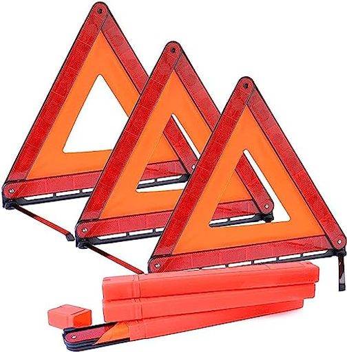 【URAYUC】三角表示板 三角停止板 反射板 三角停止版 非常信号灯 三角停止 三角版 三角反射板 三角板 三角表示灯 大型反射板 事故 緊急用